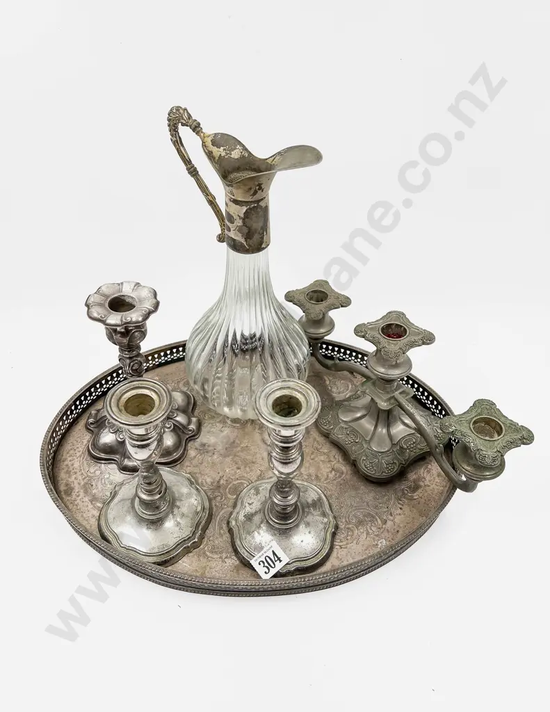 Qty of Assorted S/P Including Candlesticks etc Image 1++