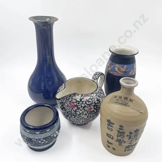 Small Amphora Vase With Pottery Vase etc