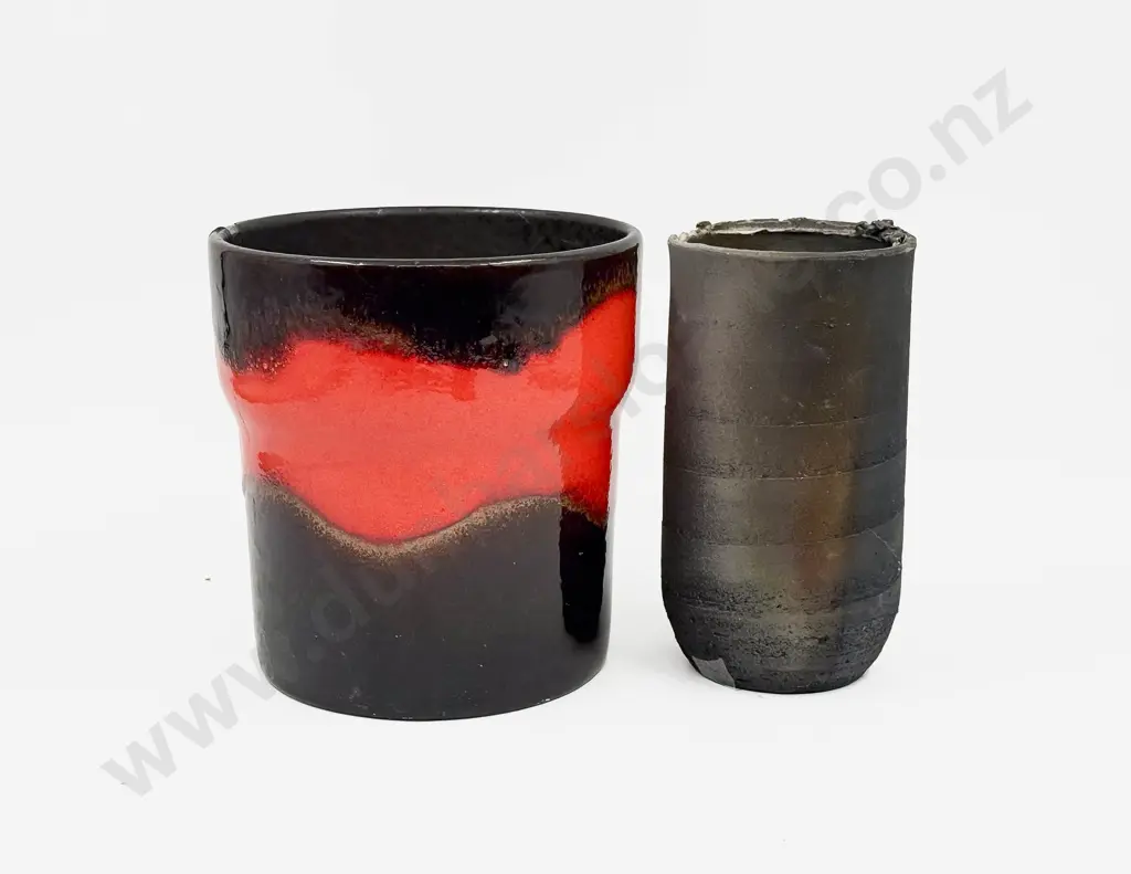German Pottery Vase and Other Pottery Vase Image 1++