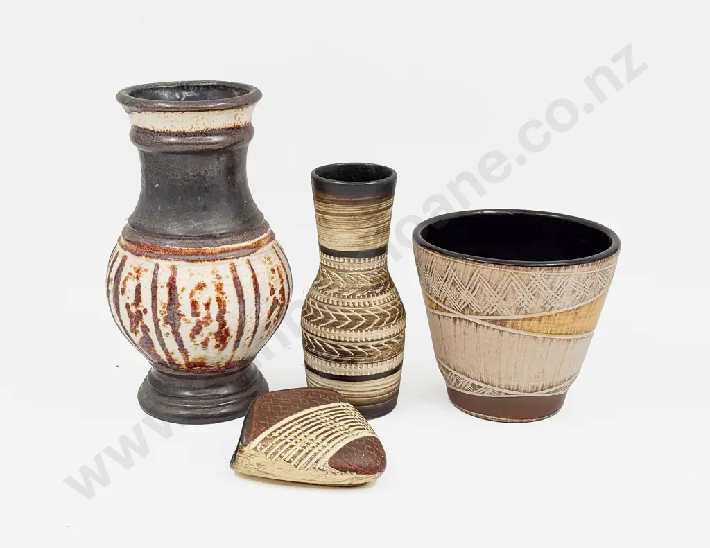 Four Pieces of Assorted German Pottery Image 1++