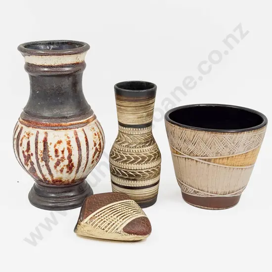 Four Pieces of Assorted German Pottery