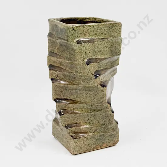 NZ Pottery Sculpture Form Vase