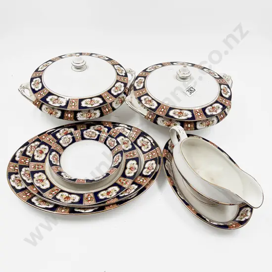 T W Barlow & Sons Coronation Ware Pattern Part Dinner Set
