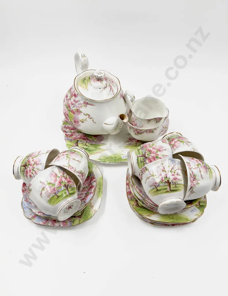 Royal Albert "Blossom Time" Part Tea Set Image 1++