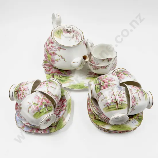 Royal Albert "Blossom Time" Part Tea Set