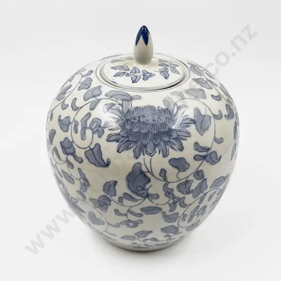 Chinese Blue and White Ginger Jar