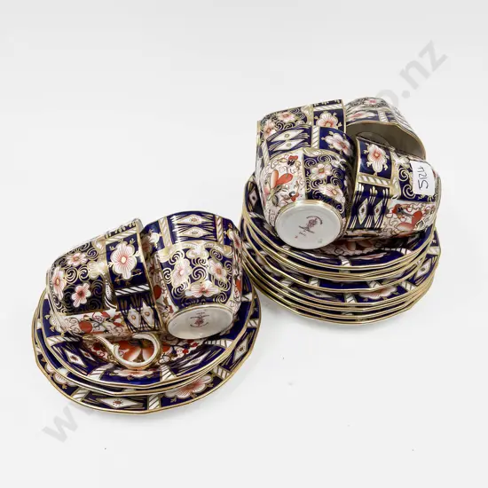 RCD Imari Pattern Cups and Saucers
