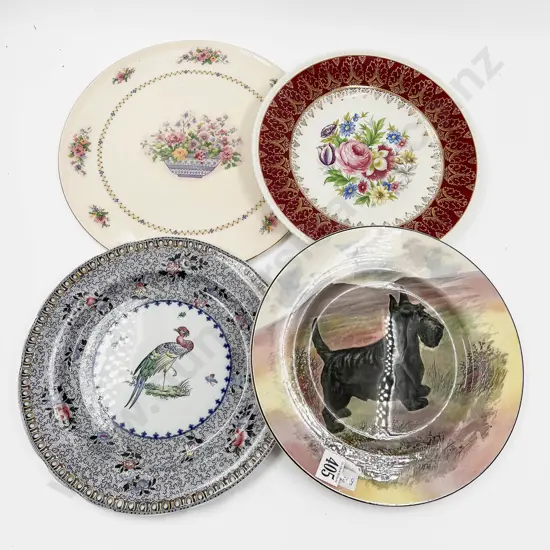 RD Plate with Copeland Spode Plate and Two Others