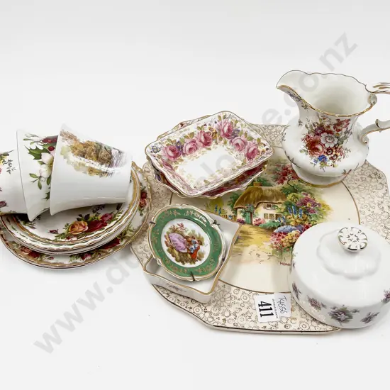 Qty of Assorted Fancy China Including Royal Albert and Limoges