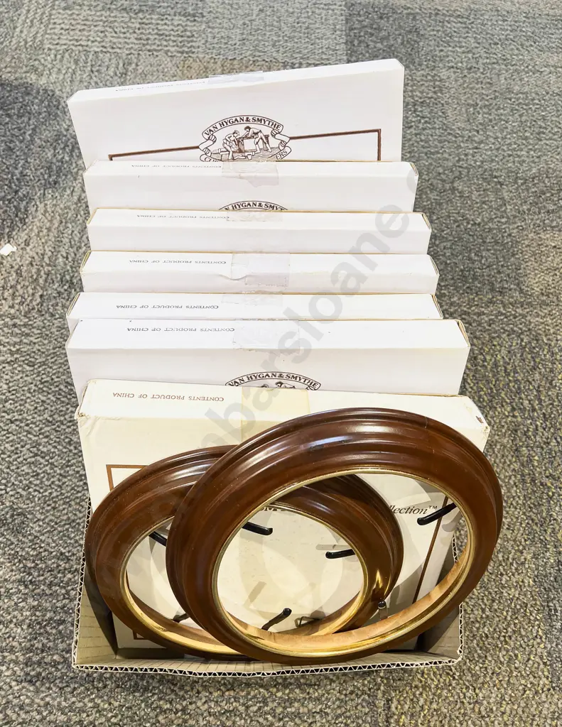 Seven Boxed Circular Frames Image 1++