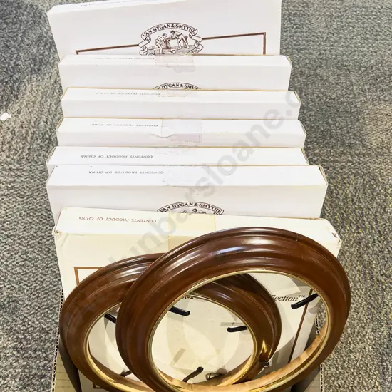 Seven Boxed Circular Frames
