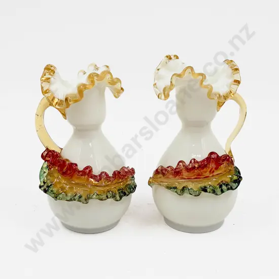 Pair of Art Glass Vases