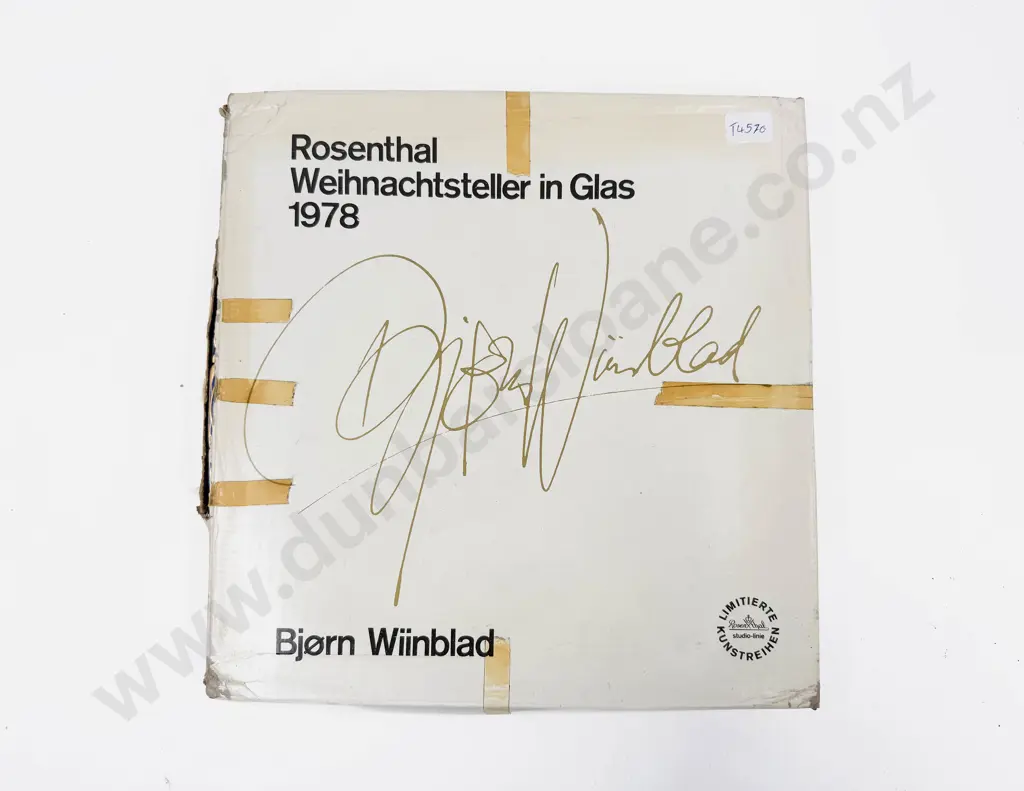Rosenthal Bjorn Wiinblad Designed Art Glass Wall Hanging Image 1++