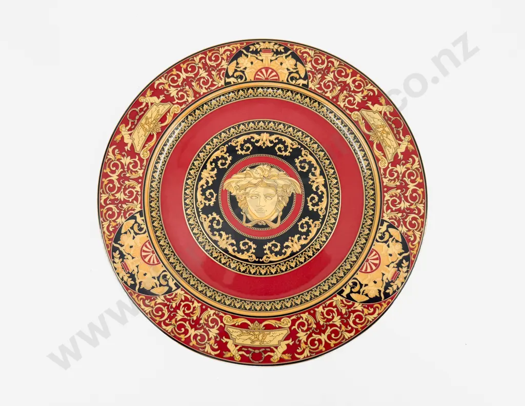 Rosenthal Versace Cabinet Plate in Original Box Image 1++