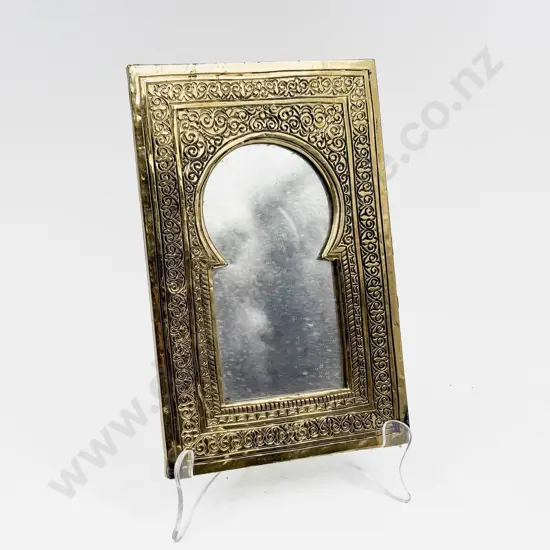 Small Brass Framed Mirror