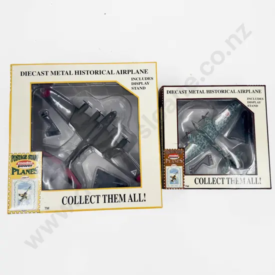 Two  Boxed Model Power 'Postage Stamp' Planes