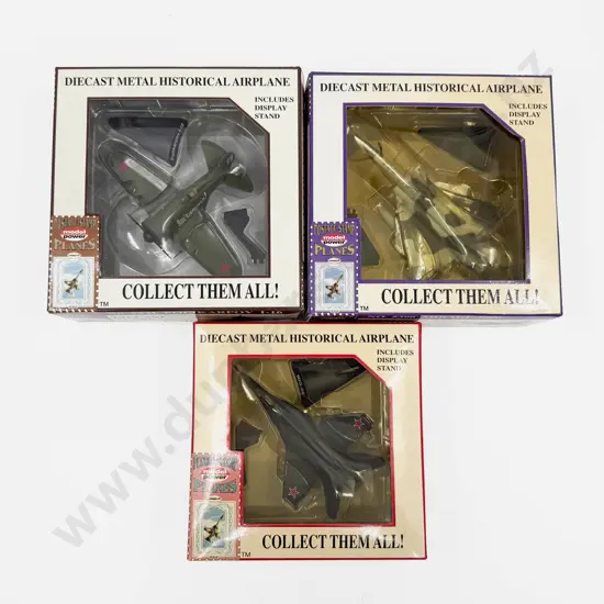Three Boxed Model Power 'Postage Stamp' Planes