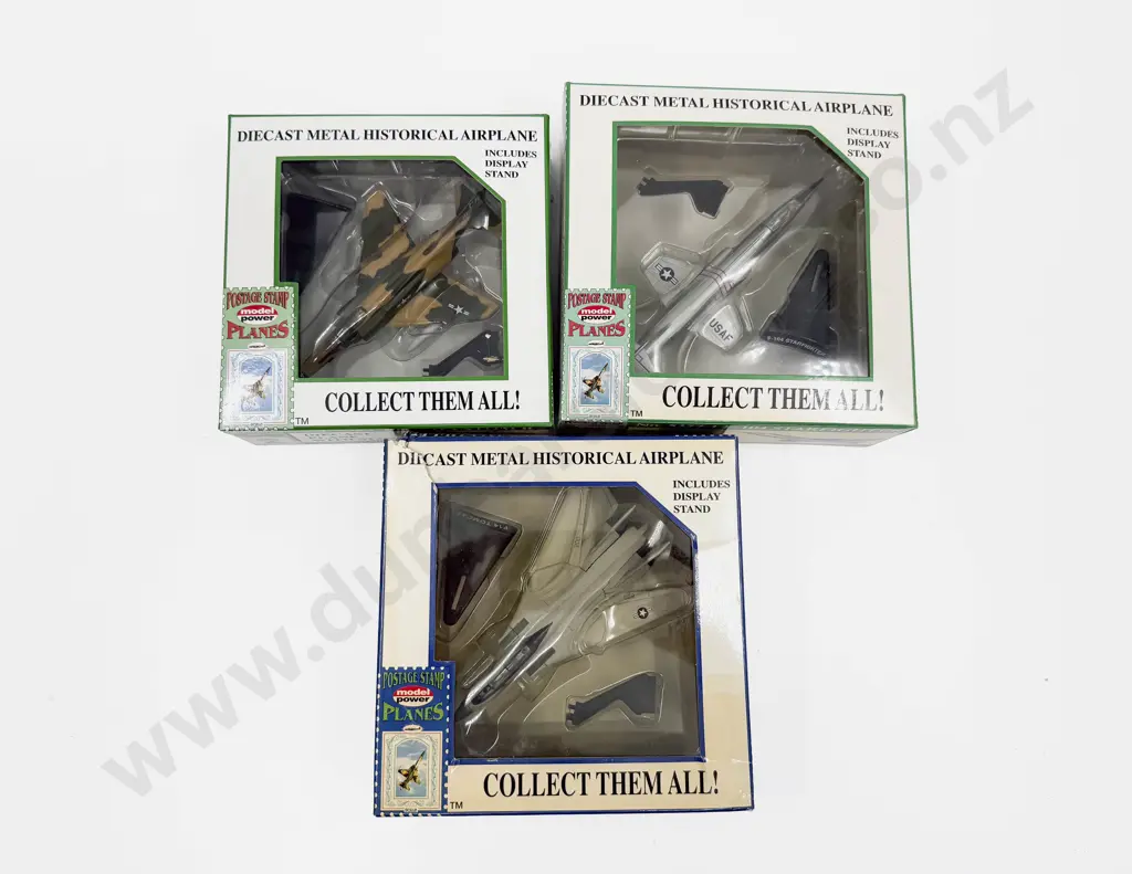 Three Boxed Model Power 'Postage Stamp' Planes Image 1++