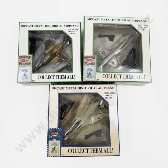 Three Boxed Model Power 'Postage Stamp' Planes