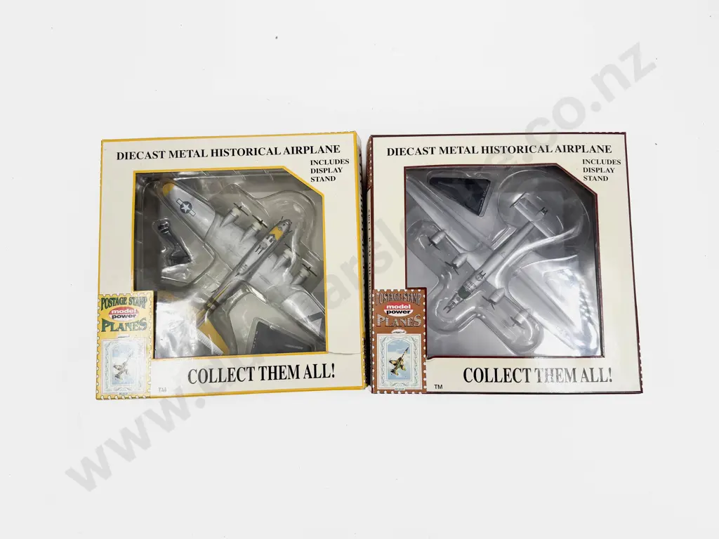 Two Boxed Model Power 'Postage Stamp' Planes Image 1++