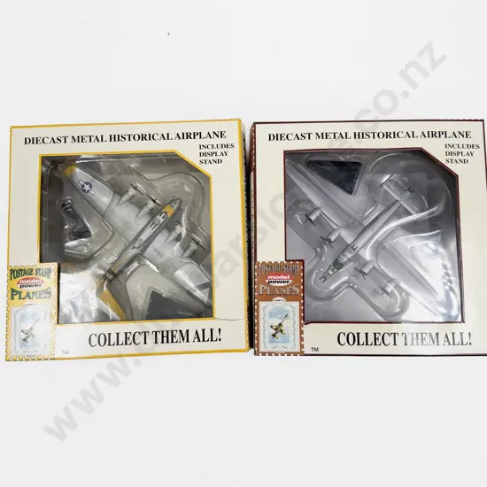 Two Boxed Model Power 'Postage Stamp' Planes