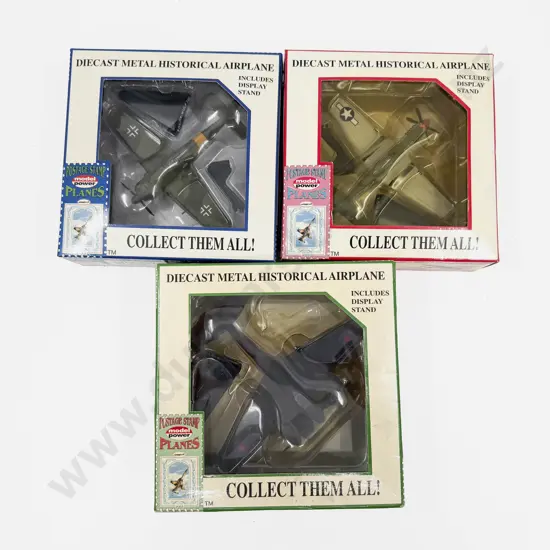 Three Boxed Model Power 'Postage Stamp' Planes