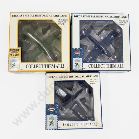 Three Boxed Model Power 'Postage Stamp' Planes