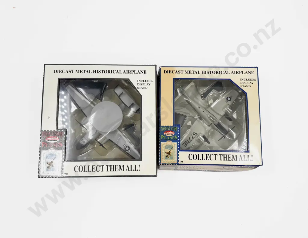 Two Boxed Model Power 'Postage Stamp' Planes Image 1++
