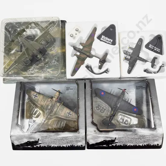Various Manufacture Five Fighter Jet and Plane Models