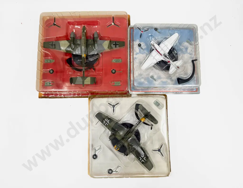 Three Various Manufacture Fighter Plane Models Image 1++