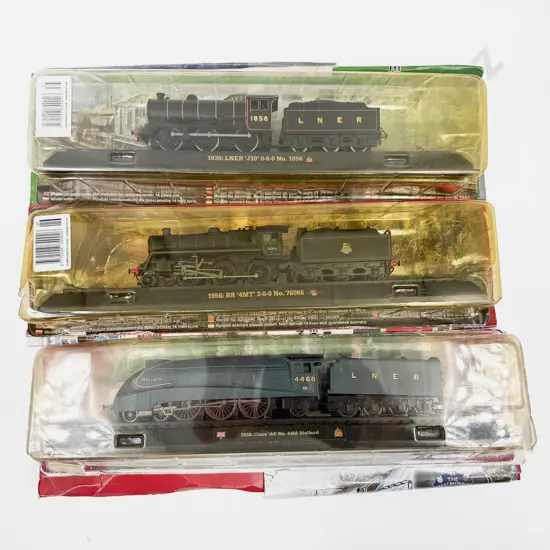 Original Bubble Packed Great British Locomotive Collection Locomotive Models x3 with Magazines
