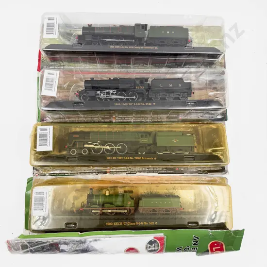 Original Bubble Packed Great British Locomotive Collection Locomotive Models x4