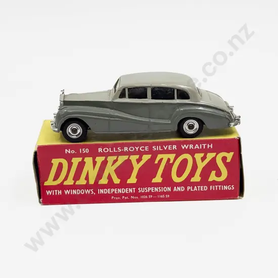 Boxed Dinky 150 Rolls Royce Silver Wrath