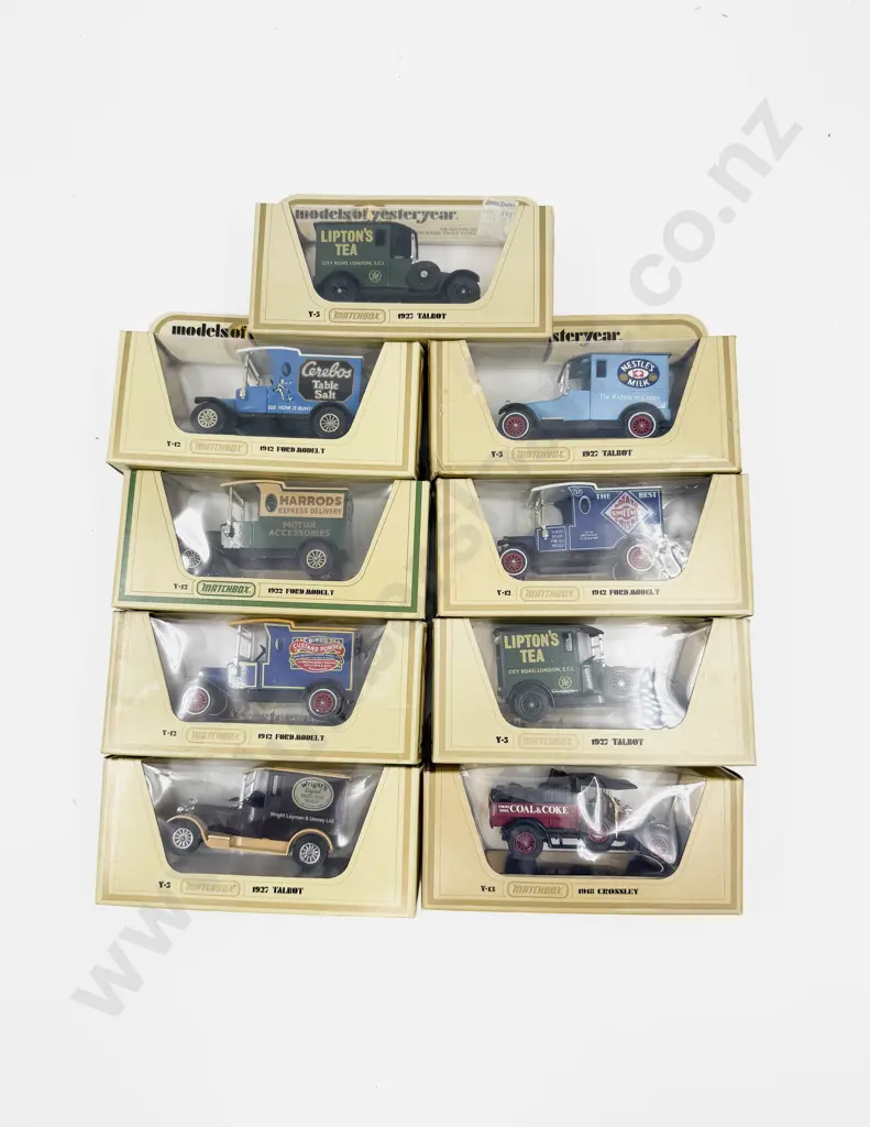Nine Assorted Matchbox Models of Yesteryear Models Image 1++