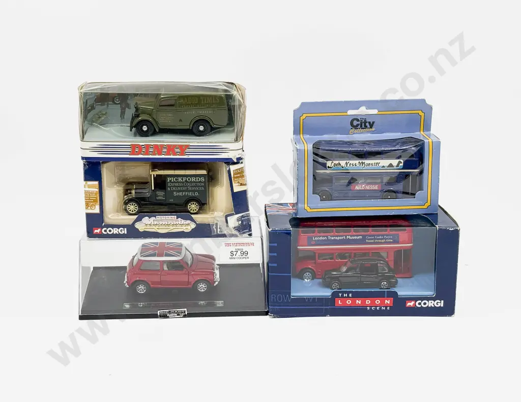 Five Various Manufacture Boxed Vehicle Models Image 1++