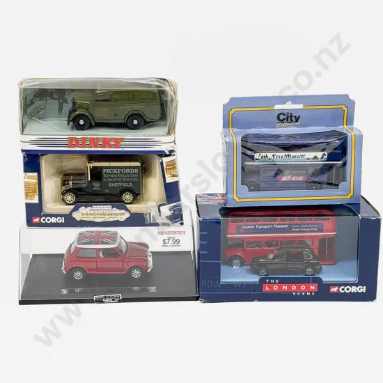 Five Various Manufacture Boxed Vehicle Models