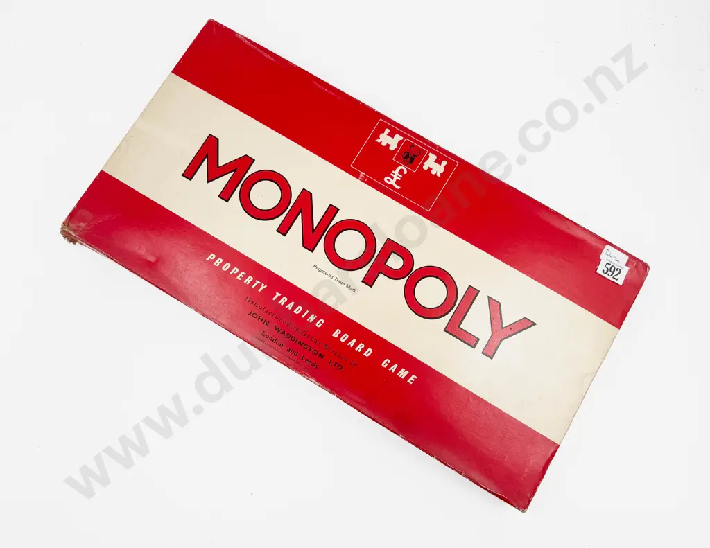 Vintage Boxed British Pounds Monopoly Board Game Image 1++