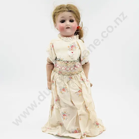 F Y Nippon Bisque Doll on Composition Body with Clothes 48cm