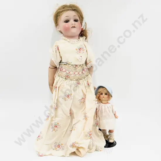 Tiny Armand Marseille Painted Bisque Doll 18cm