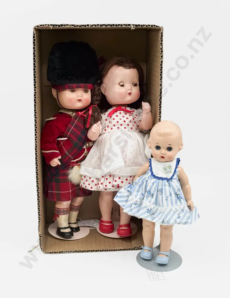 Two Roddy and Ideal Hard Plastic Character Dolls Image 1++