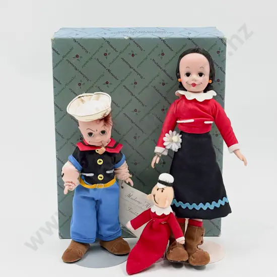 Boxed Madame Alexander Popeye Olive Oyl & Sweetpea FAO Schwarz Set