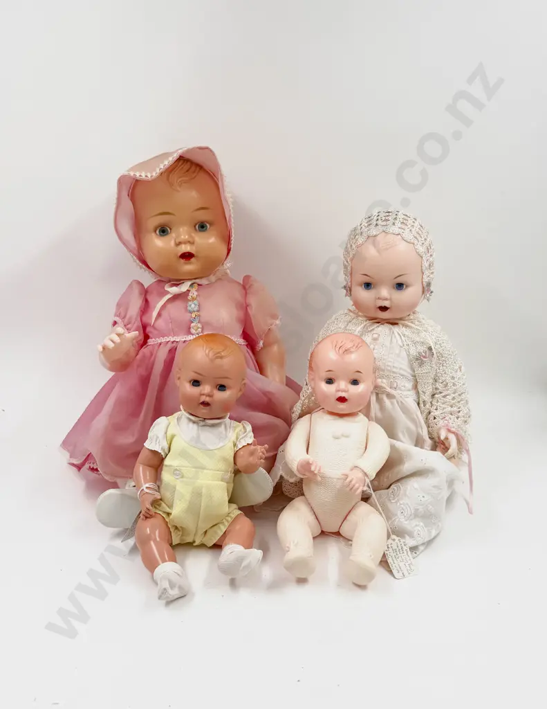 Four Kader and Kader Type Hard Plastic Bent Limb Baby Dolls 50cm - 30cm Image 1++