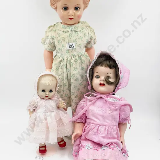 21" Walking Rosebud Hard Plastic Doll with other and Kader