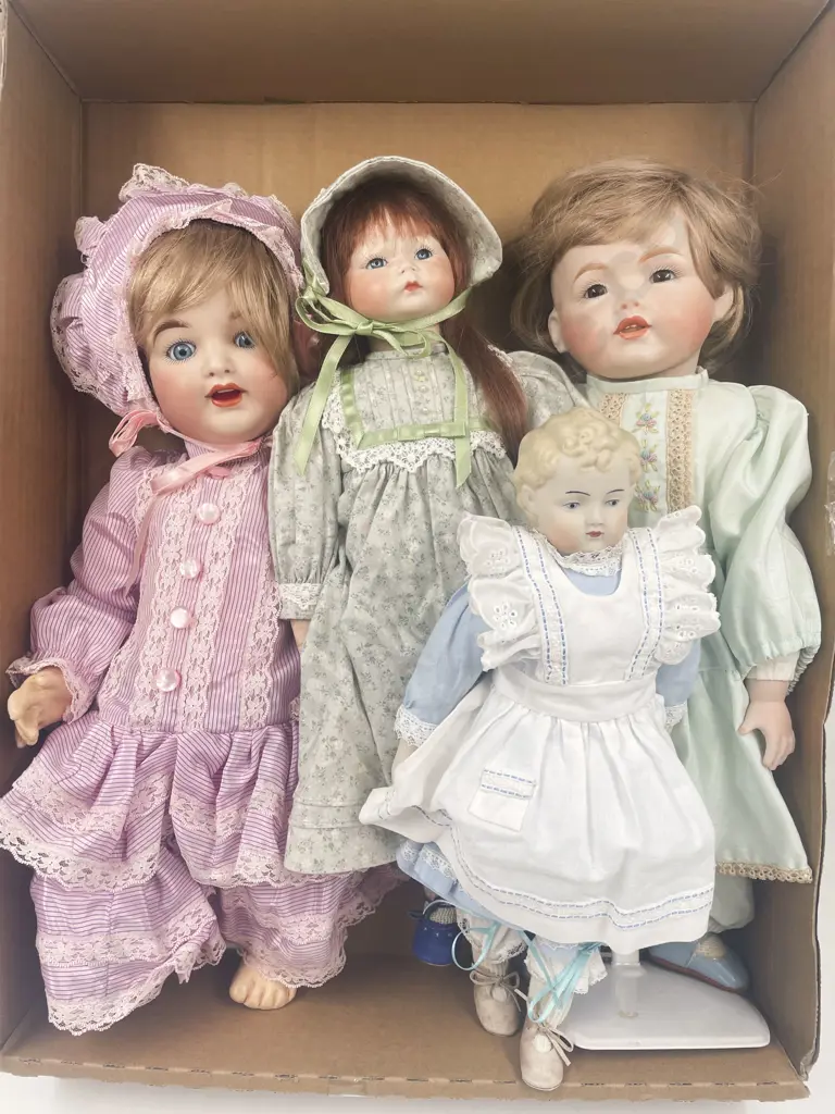 Four New Bisque Dolls Image 1++