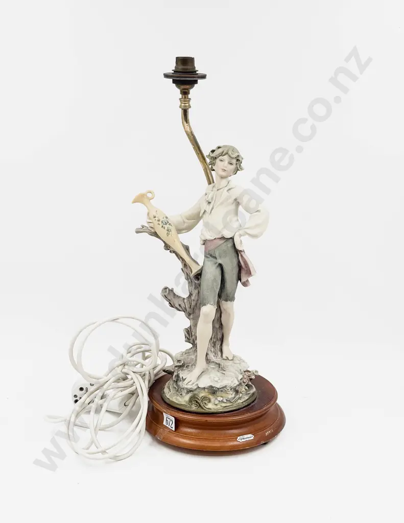 Italian Figural Table Lamp Image 1++