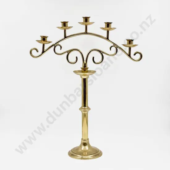Large Brass Candelabra