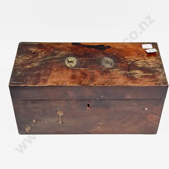 Victorian Mahogany Tea Caddy (Faults)