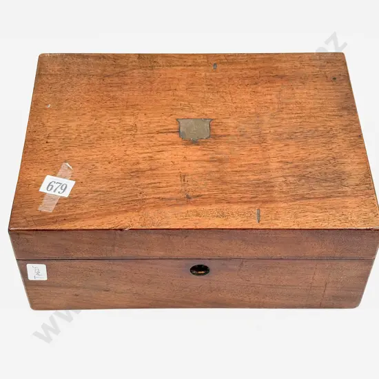 Victorian Mahogany Writing Slope