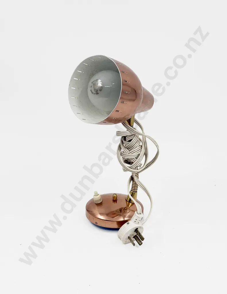 Small Mid Century Gooseneck Desk Lamp Image 1++