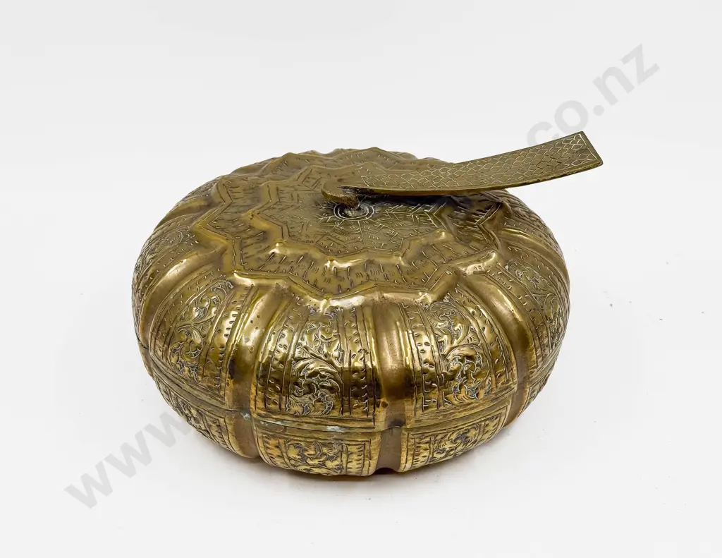 Brass Decorative Storage Container Image 1++
